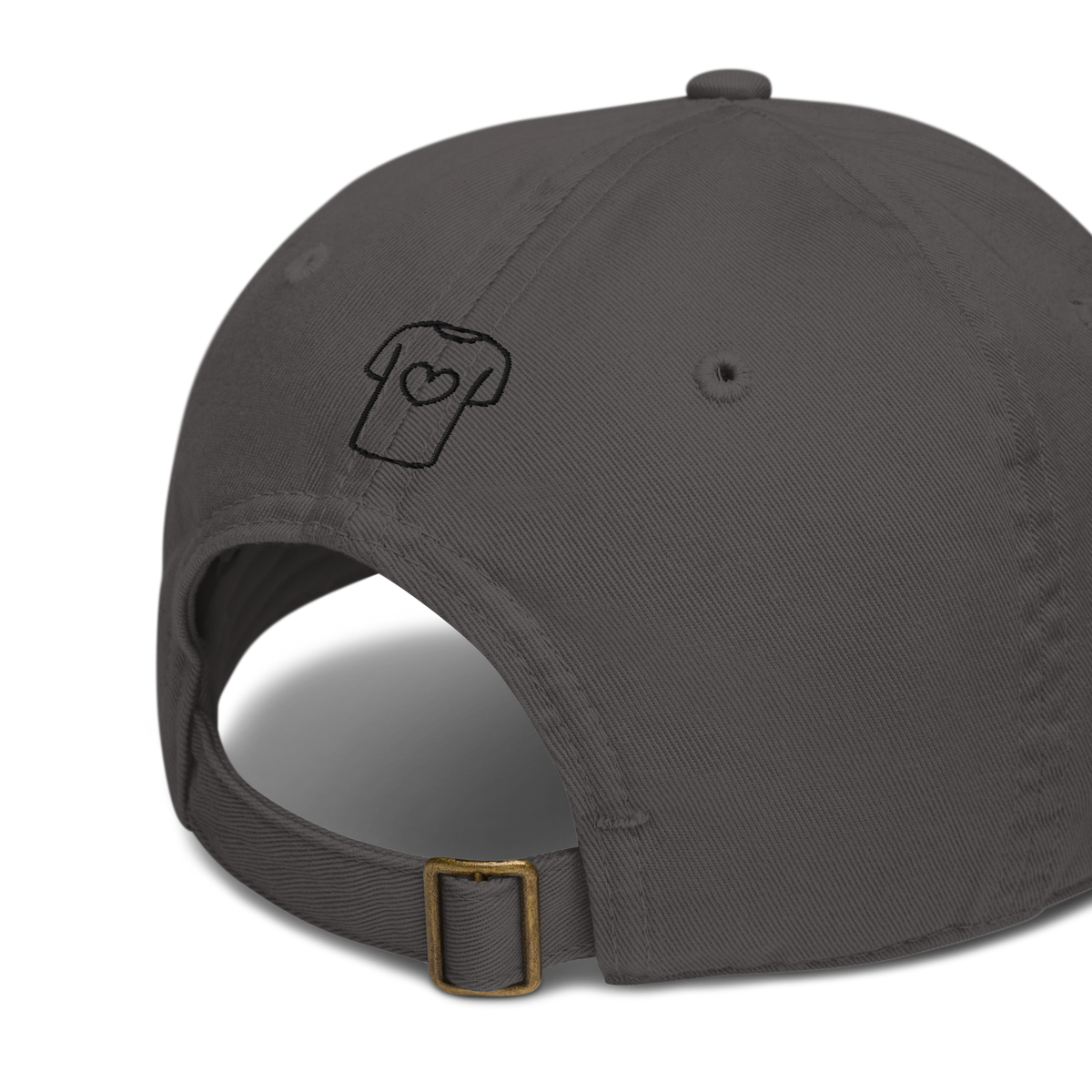 Casquette de baseball en coton bio | Econscious - habibi en Arabe - noir sur gris