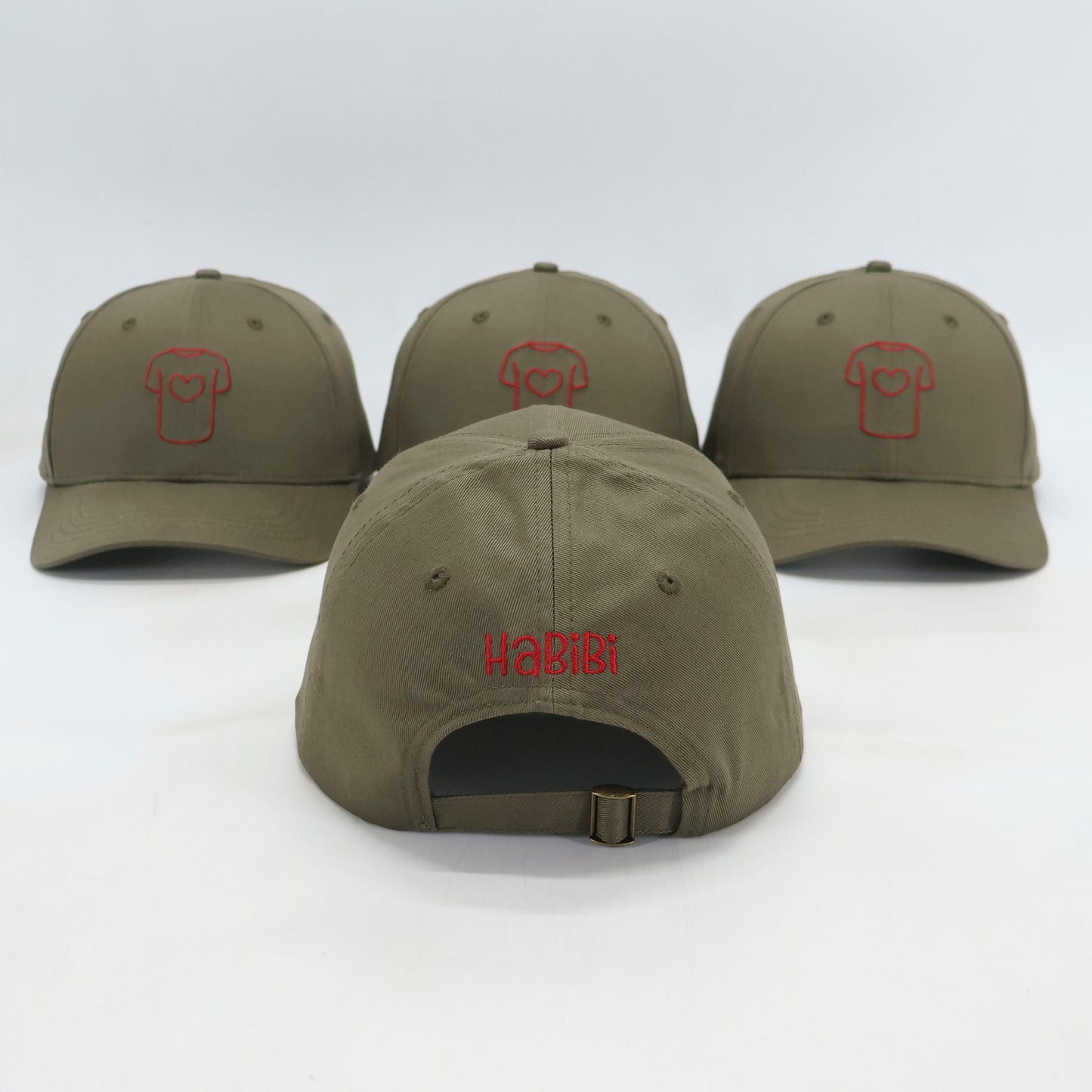 Casquette structurée en coton 100% biologique, Khaki.