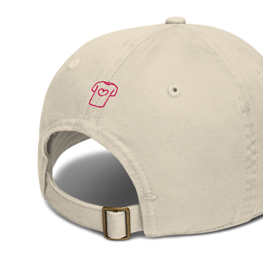 Casquette de baseball en coton bio | Econscious - HaBiBi avec coeur bleu