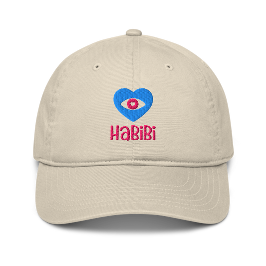Casquette de baseball en coton bio | Econscious - HaBiBi avec coeur bleu