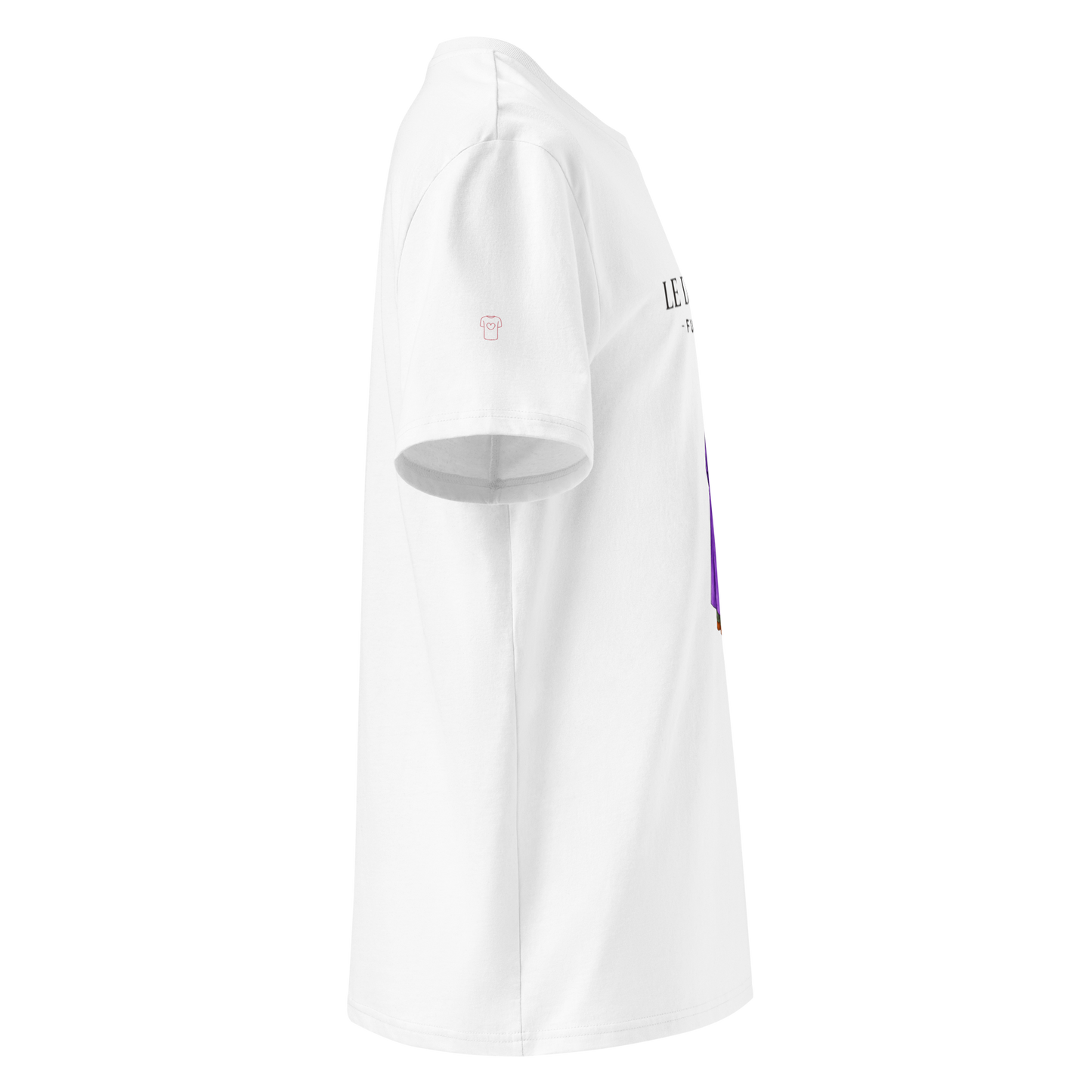 T-shirt unisexe en coton bio Blanc | Djellaba Funky Club Mauve |