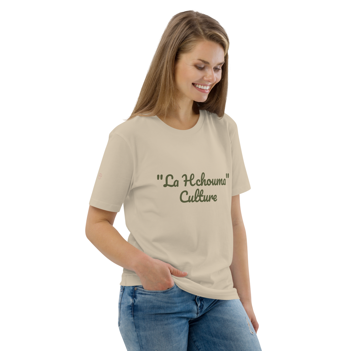 T-shirt unisexe en coton bio Sable | La "Hchouma" culture |