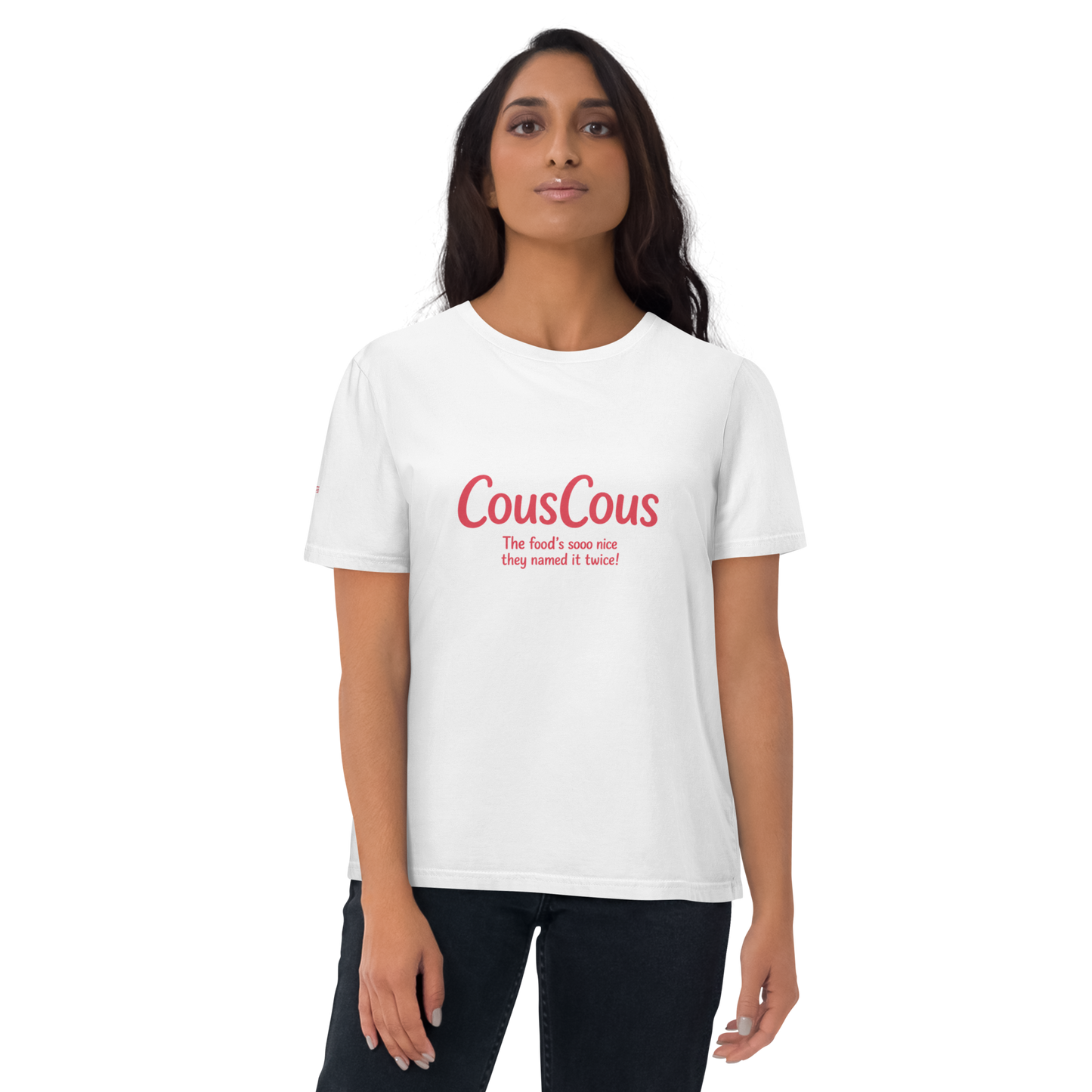 T-shirt unisexe en coton bio Blanc | CousCous |