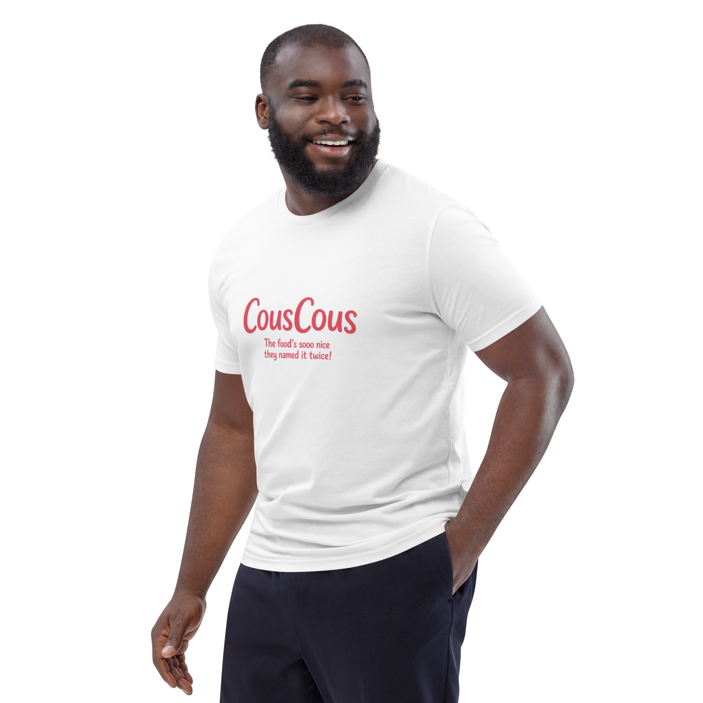 T-shirt unisexe en coton bio Blanc | CousCous |