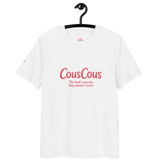 Unisex organic cotton t-shirt White | CousCous |