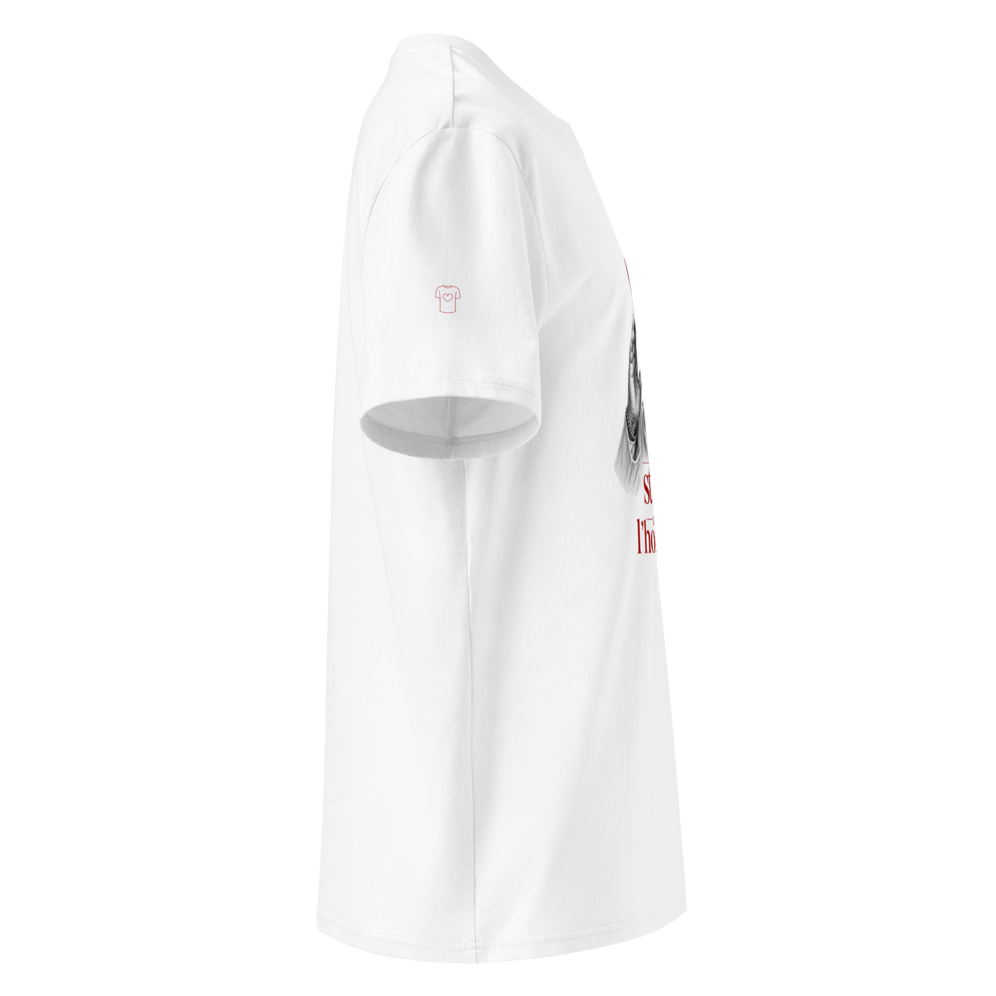 T-shirt unisexe en coton bio Blanc | Roi Hassan II |