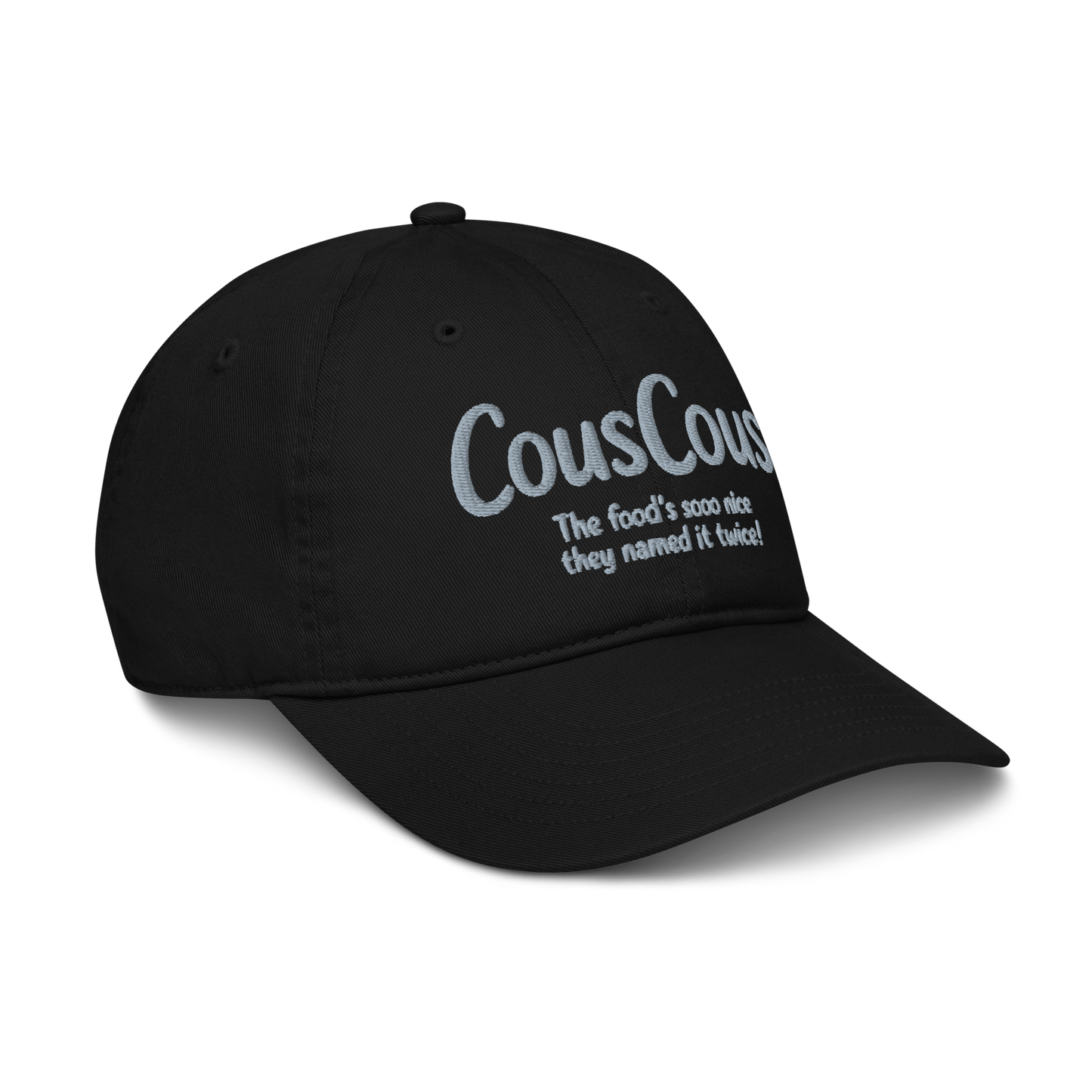 Casquette de baseball noire en coton bio | Econscious - CousCous