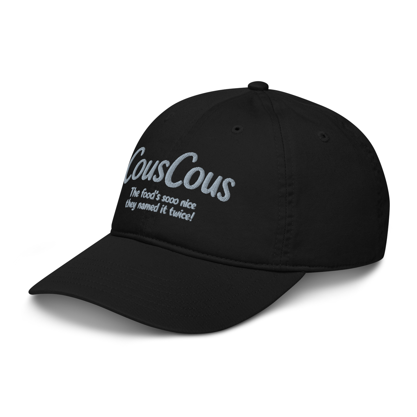 Casquette de baseball noire en coton bio | Econscious - CousCous