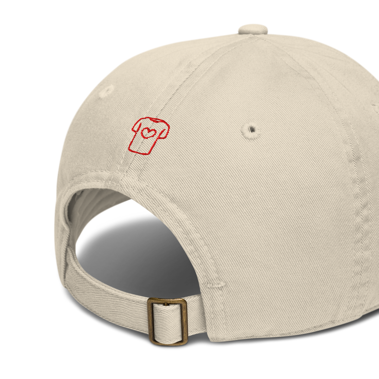 Casquette de baseball beige en coton bio | Econscious - Le Djellaba Funky Club