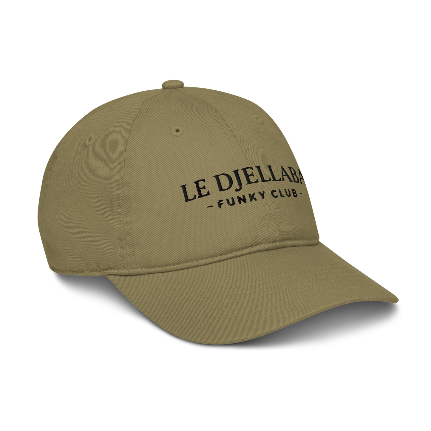 Casquette de baseball verte en coton bio | Econscious - Le Djellaba Funky Club