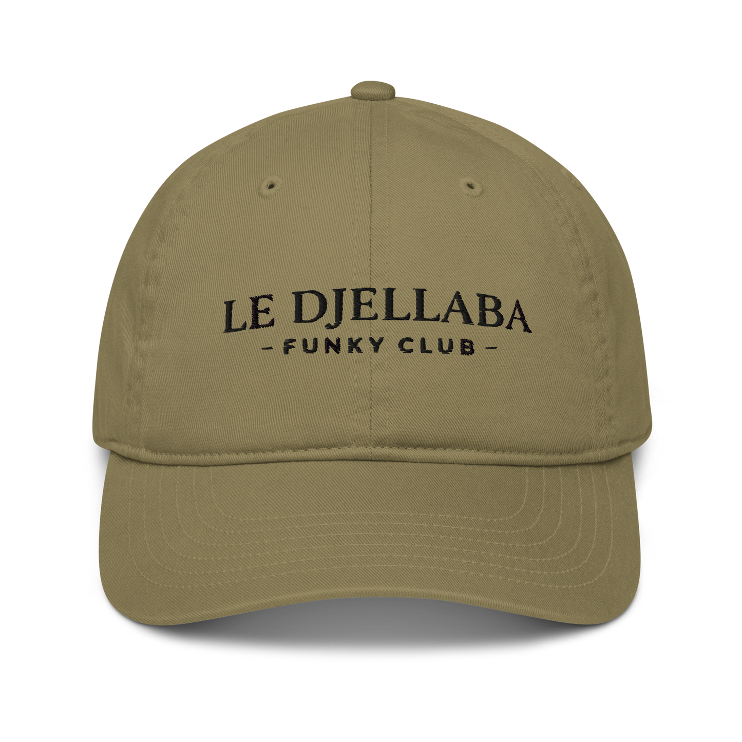 Casquette de baseball verte en coton bio | Econscious - Le Djellaba Funky Club
