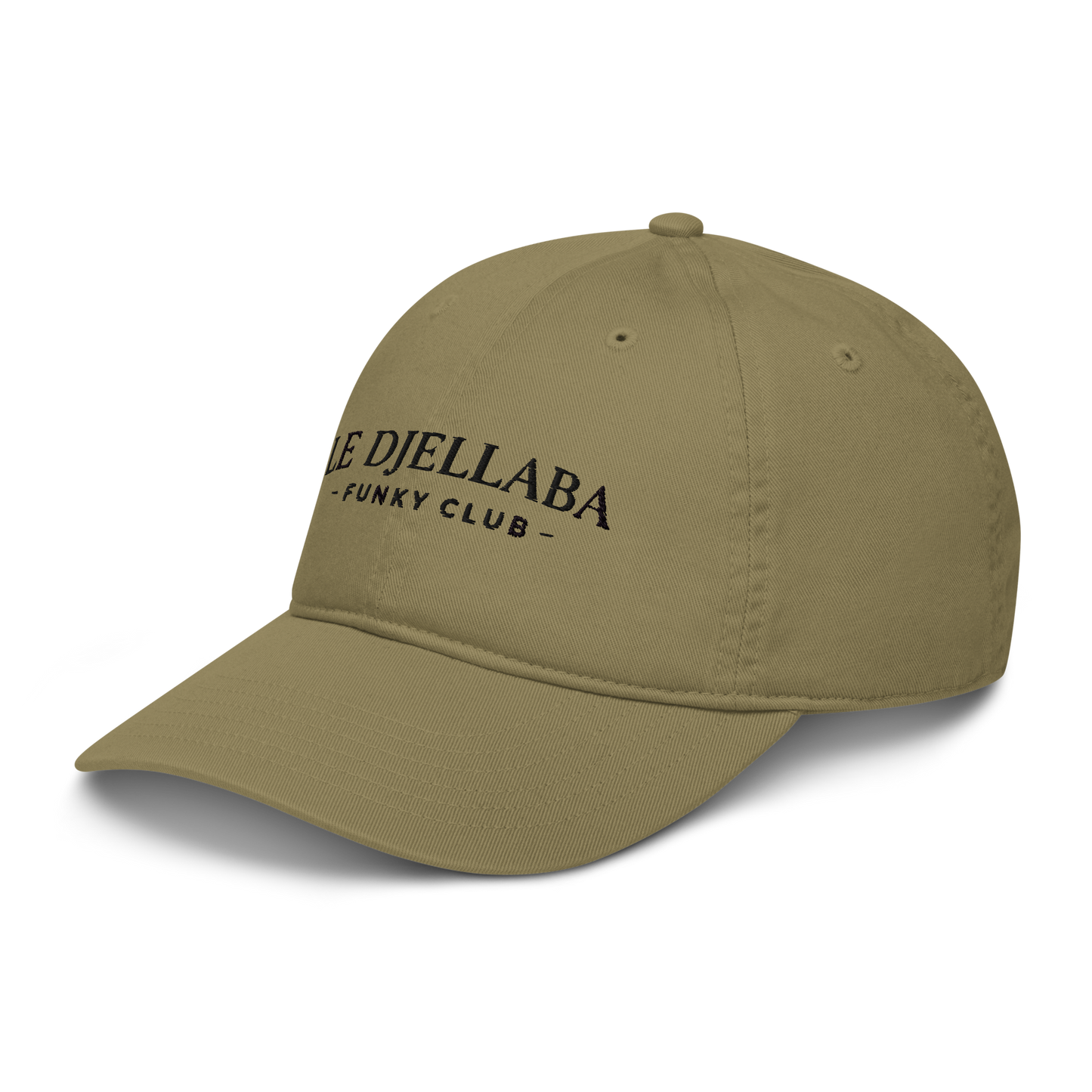 Casquette de baseball verte en coton bio | Econscious - Le Djellaba Funky Club
