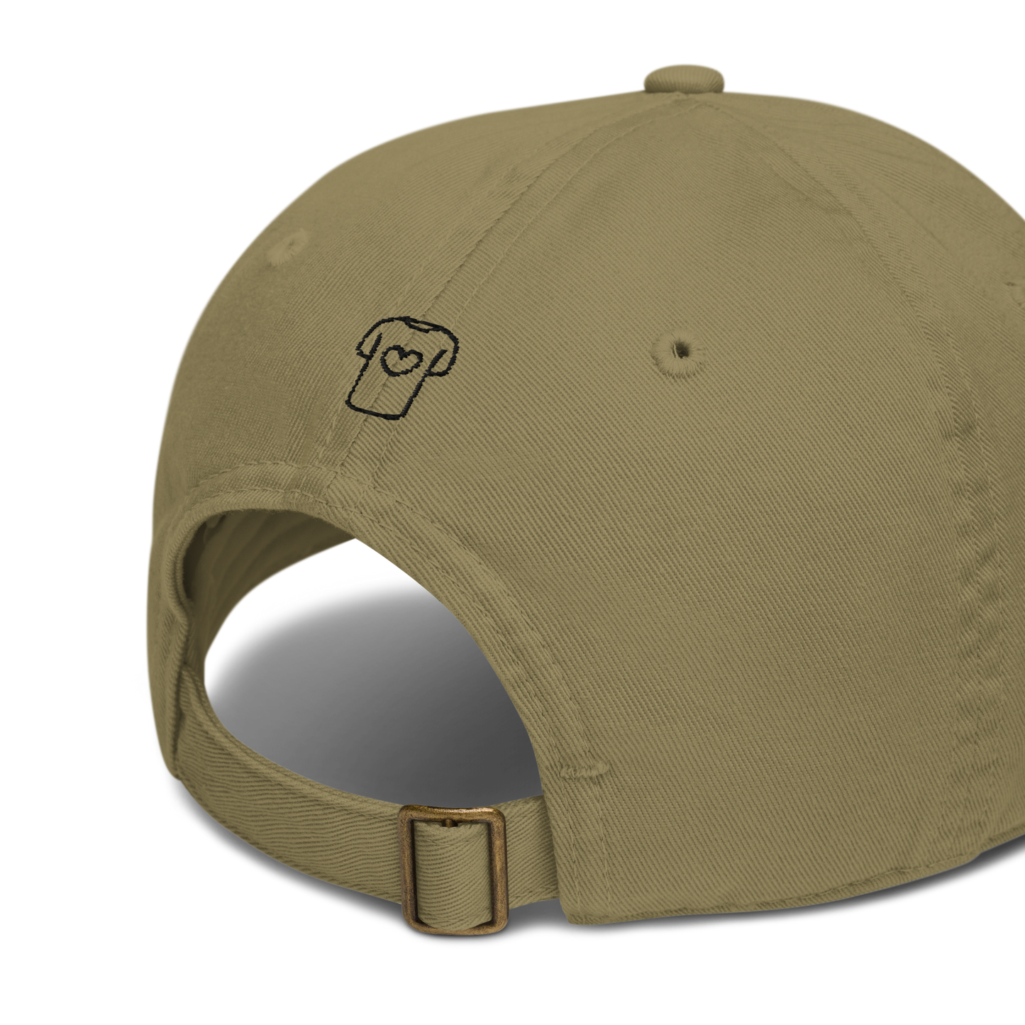 Casquette de baseball verte en coton bio | Econscious - Le Djellaba Funky Club