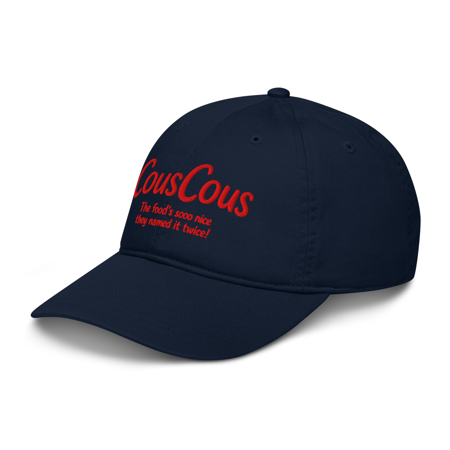 Casquette de baseball marine en coton bio | Econscious - CousCous