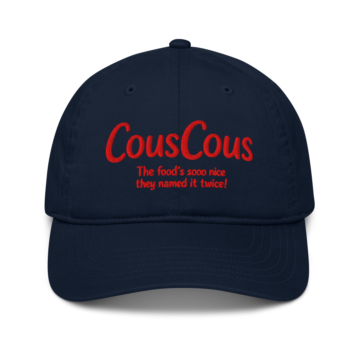 Casquette de baseball marine en coton bio | Econscious - CousCous