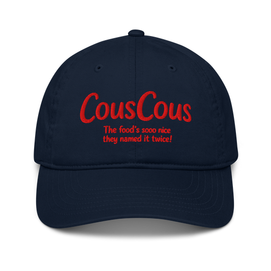 Organic cotton baseball cap Navy | Econscious - CousCous