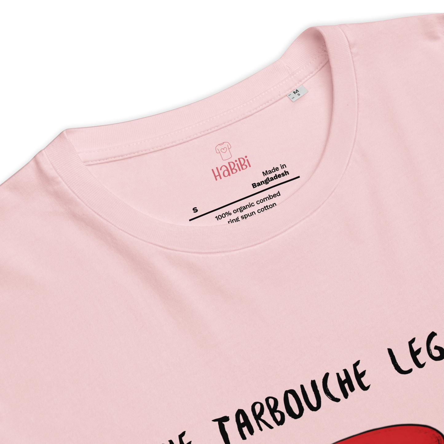 T-shirt unisexe en coton bio Rose | Tarbouche |