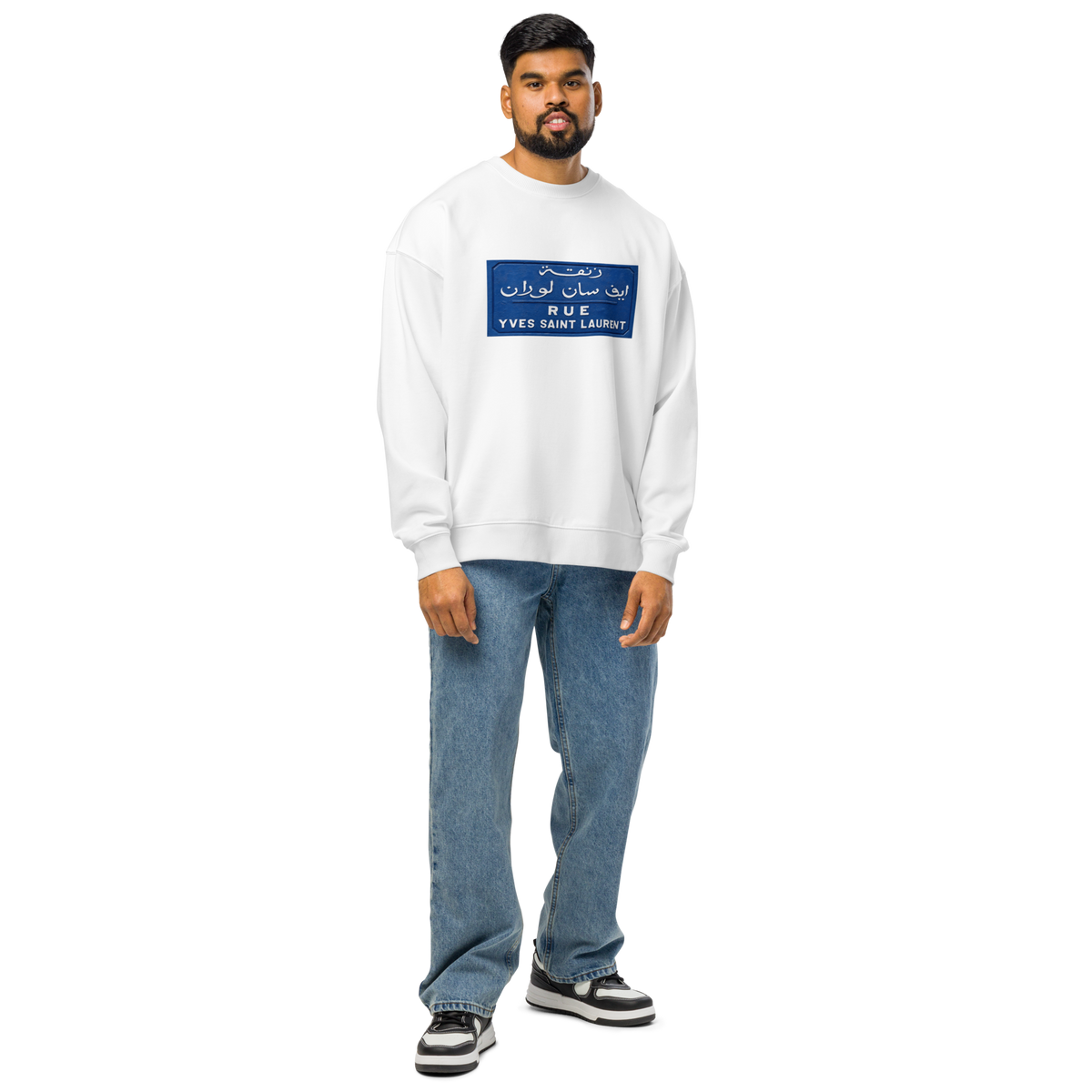 Sweatshirt — Rue Yves Saint Laurent — White