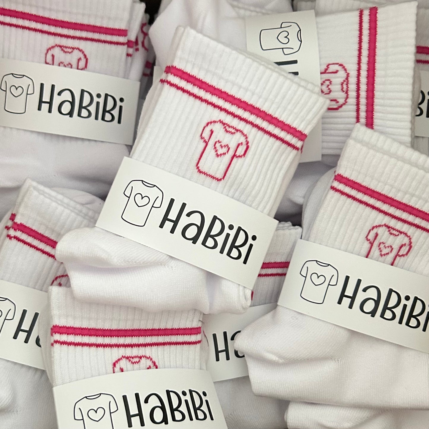 Chaussettes à motifs: Logo + HaBiBi
