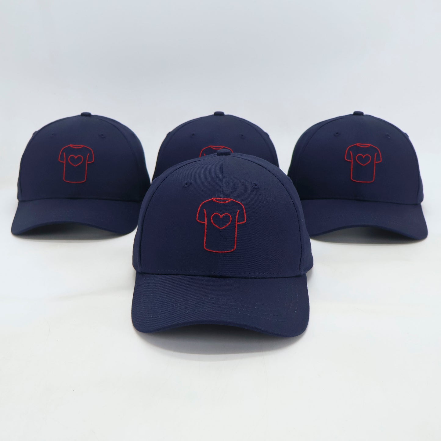 Casquette structurée en coton 100% biologique, Bleu Marine.