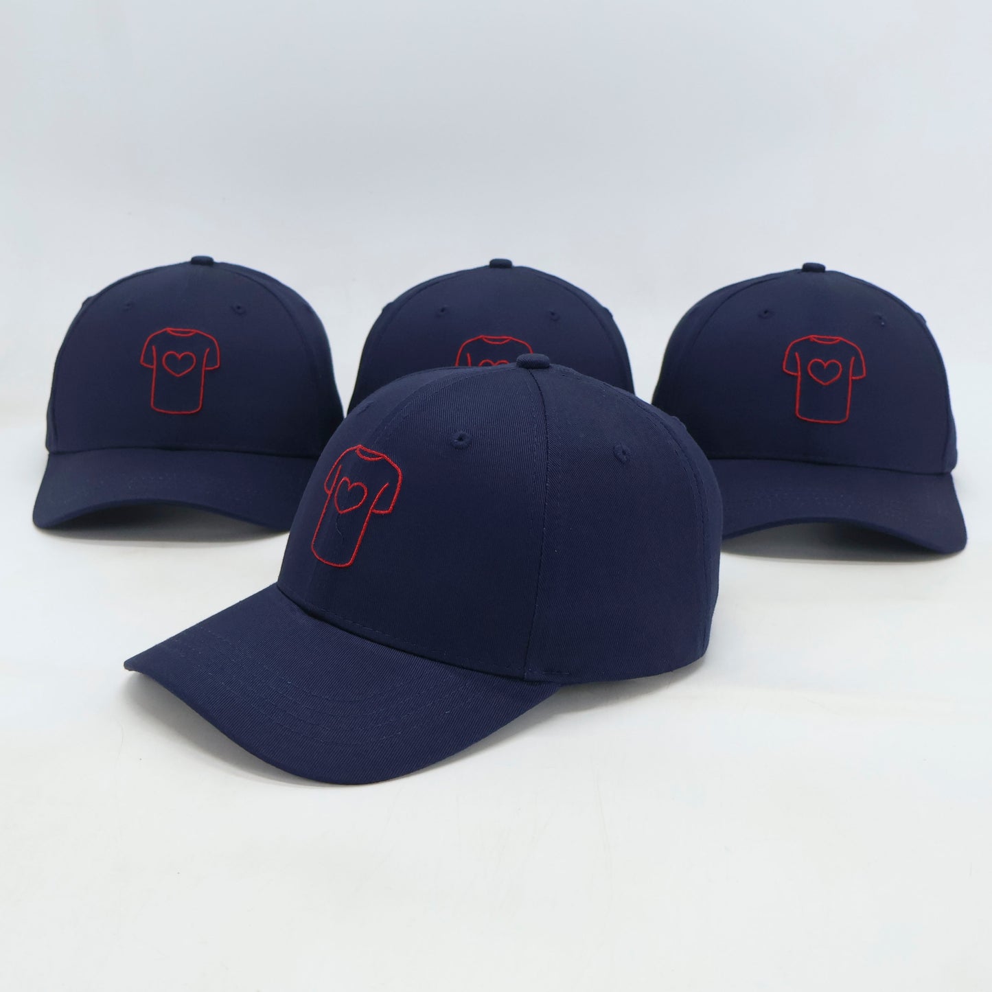 Casquette structurée en coton 100% biologique, Bleu Marine.