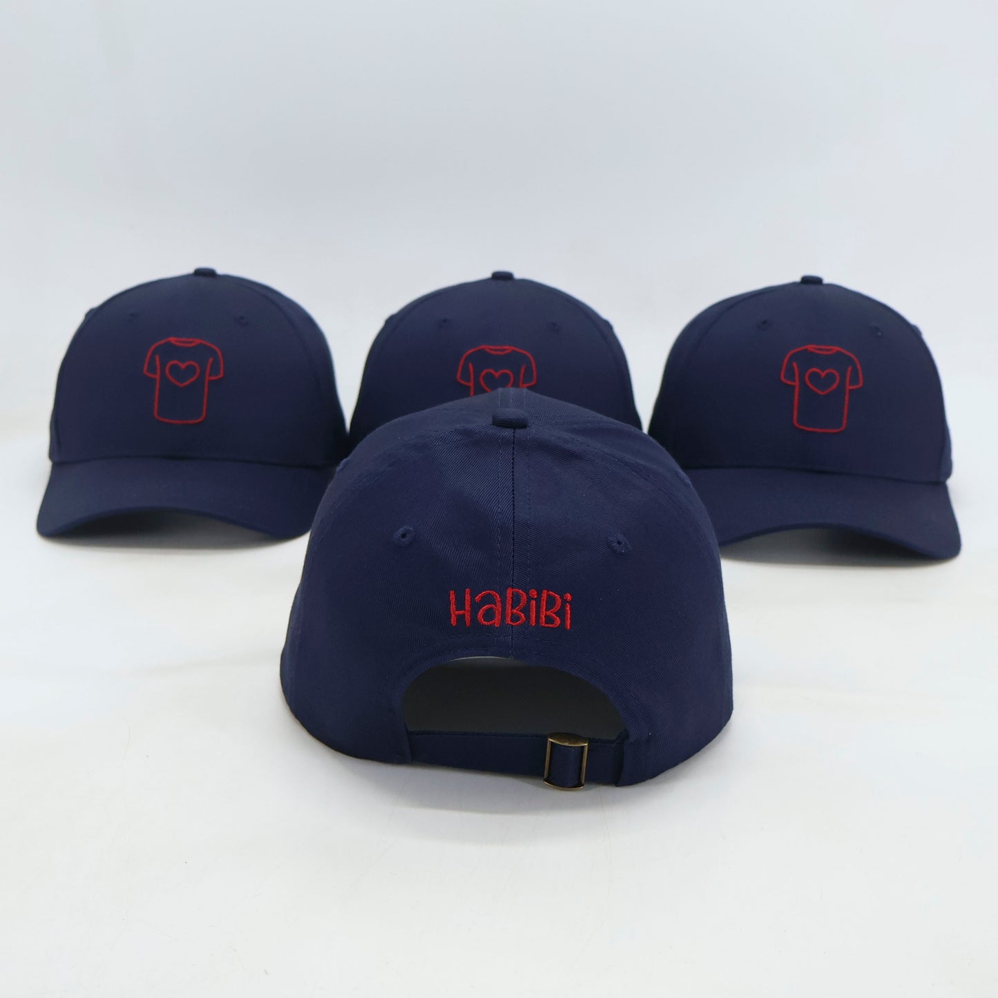 Casquette structurée en coton 100% biologique, Bleu Marine.