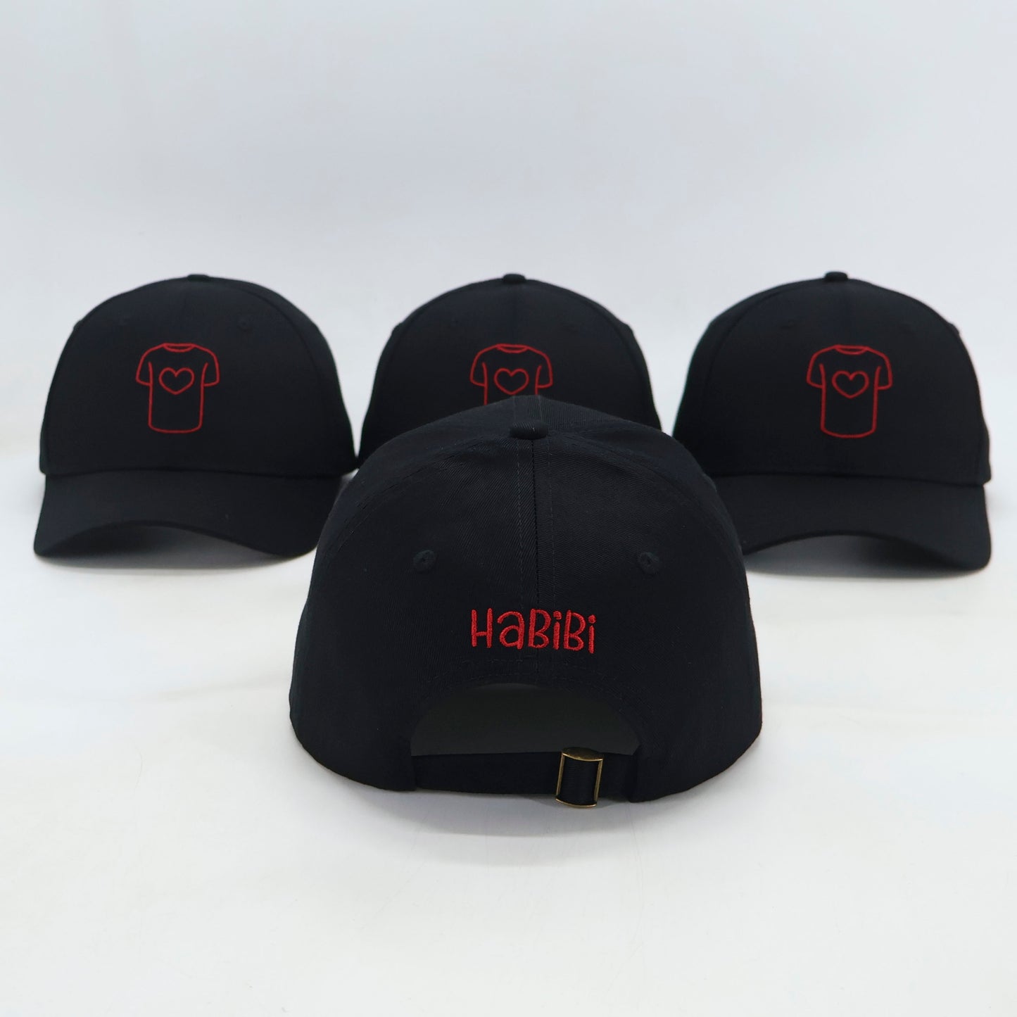 Casquette structurée en coton 100% biologique, Noir.